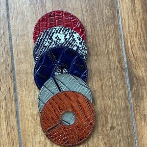 Brahmin Set of 5 Wine Charms - Rare !